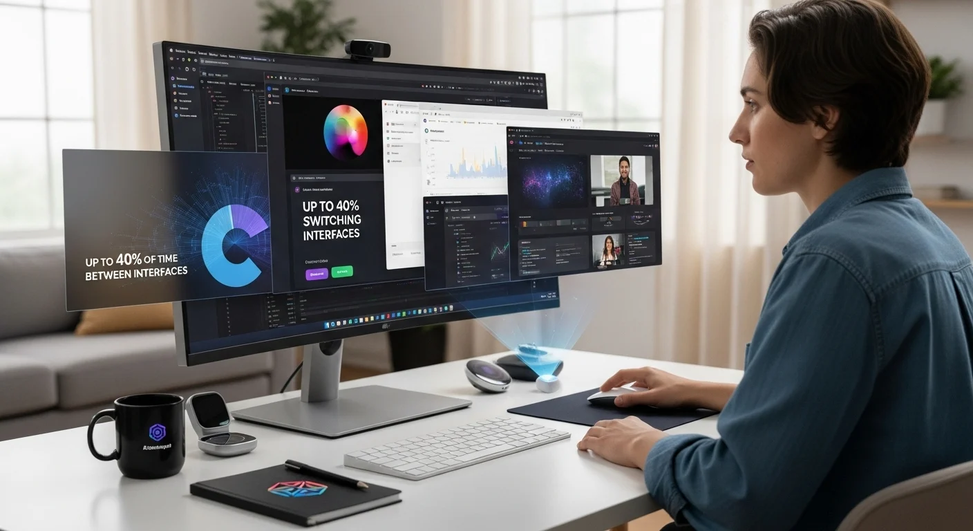 переключение между интерфейсами