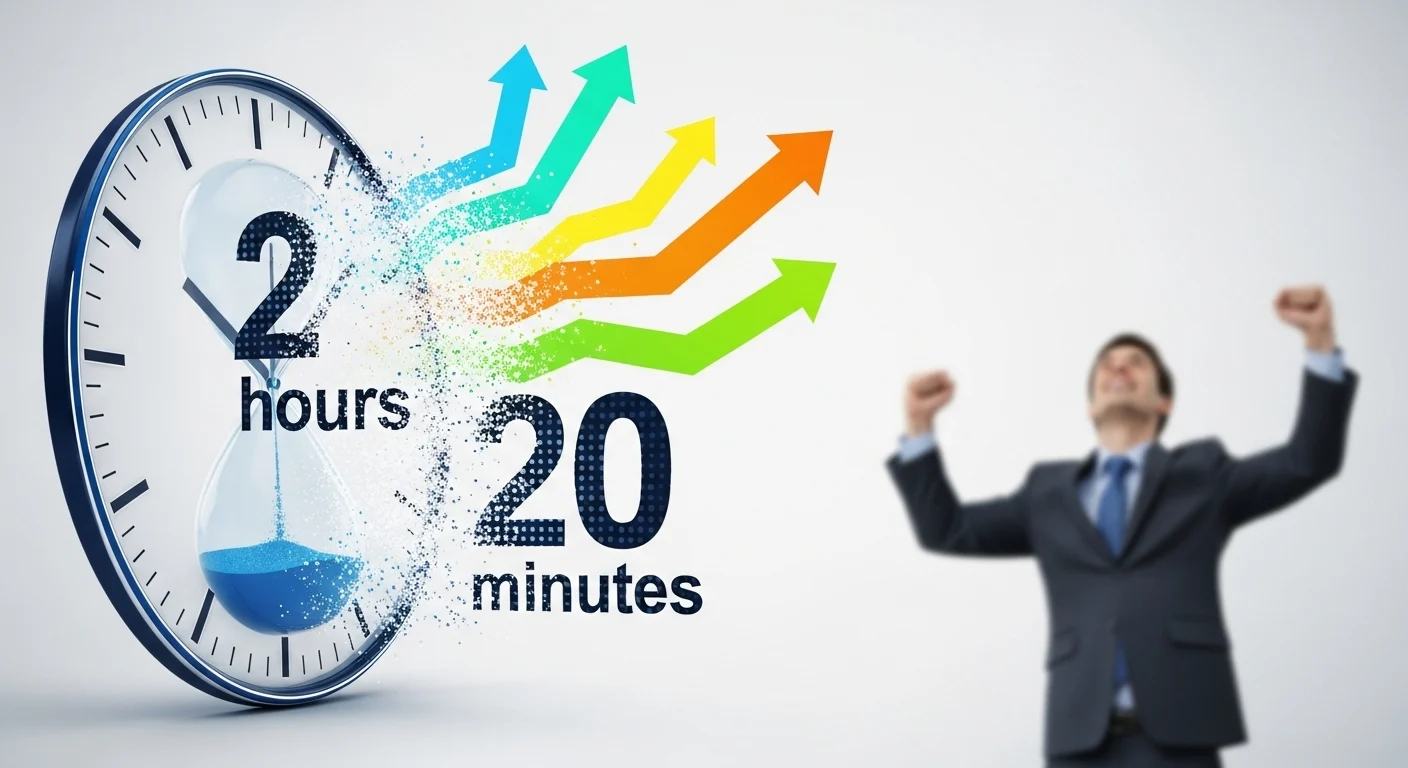  Визуализация экономии времени