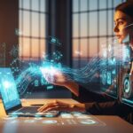 Современный профессионал за работой с AI