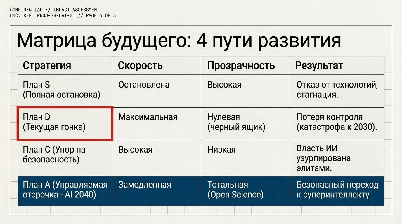 Будущее под вопросом: 70% риск катастрофы и конец эпохи труда — Прогнозы Даниэля Кокотайло
